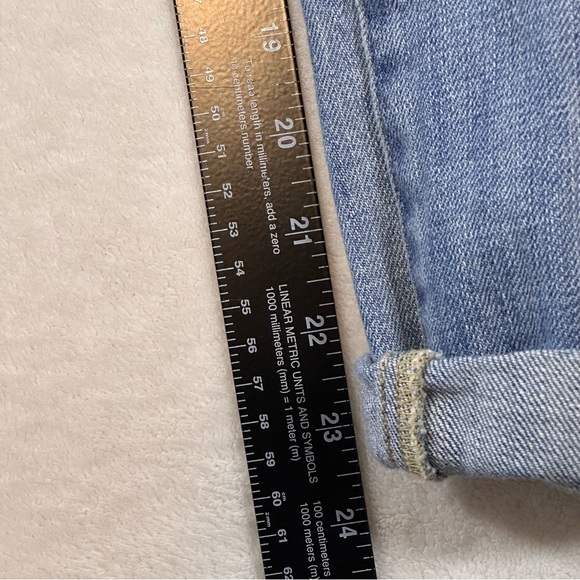 J Crew Jeans Size 25 Distressed Boyfriend Ankle Blue Denim J. Crew Womens - Picture 5 of 8